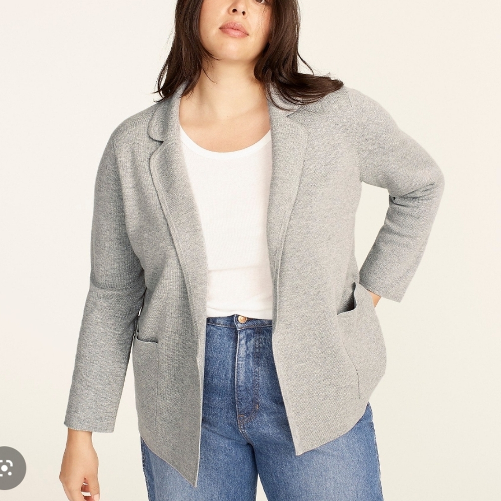J.Crew 365 Sophie Wool Blend Sweater Blazer